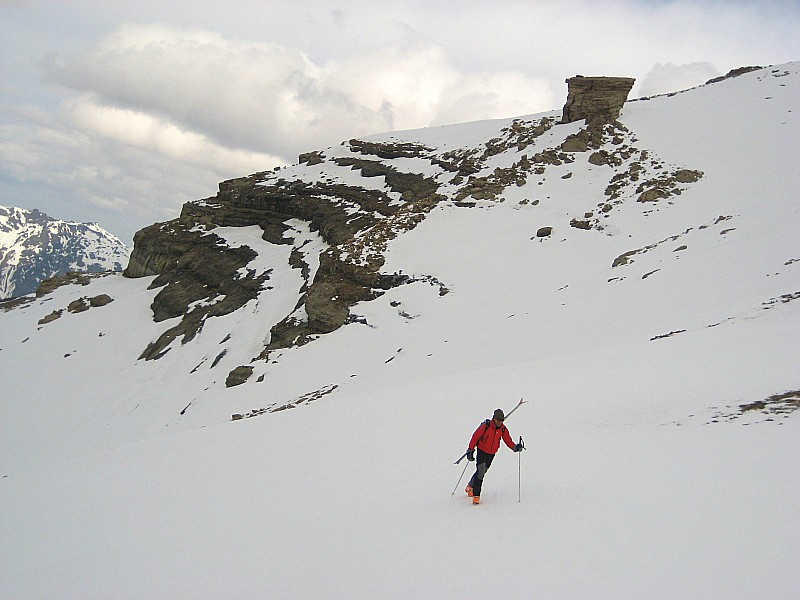 #5 Pic de Mal Cros 11 04 09 : remontée vers le Tourond Pic de Mal Cros 11 04 09 : remontée vers le Tourond