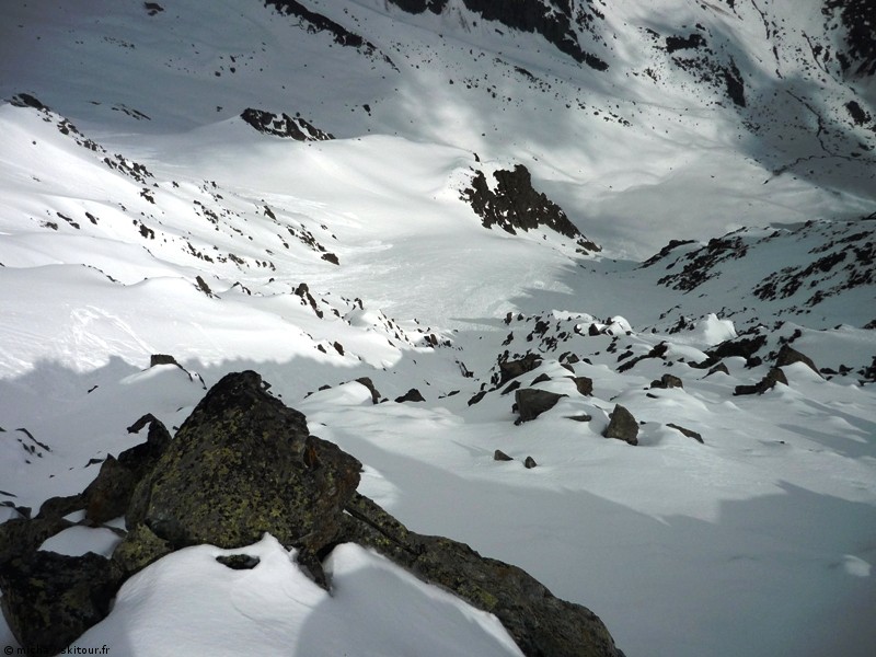 #2 Cime du Sambuis : Le couloir vu du haut... Cime du Sambuis : Le couloir vu du haut...