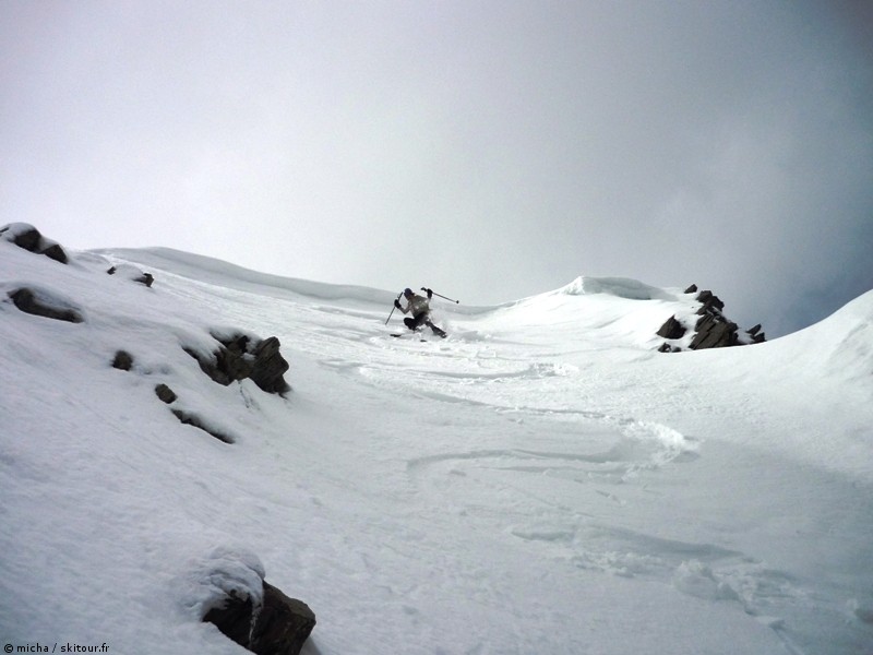 #5 Cime du Sambuis : Le haut du couloir. Cime du Sambuis : Le haut du couloir.