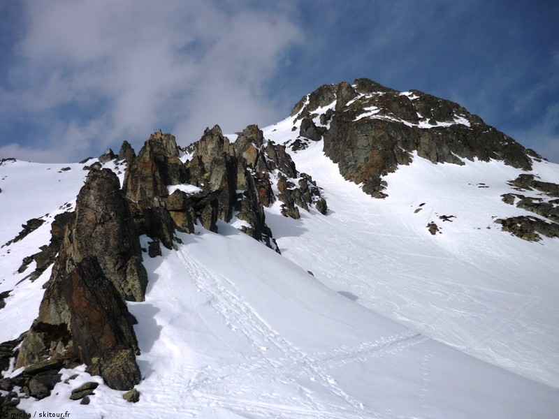 #1 Cime du Sambuis : Vue sur le sommet. Cime du Sambuis : Vue sur le sommet.