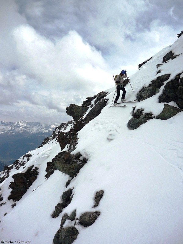 #4 Cime du Sambuis : Petit passage sympa pour l Cime du Sambuis : Petit passage sympa pour l'accès dans un couloir sans trace.
