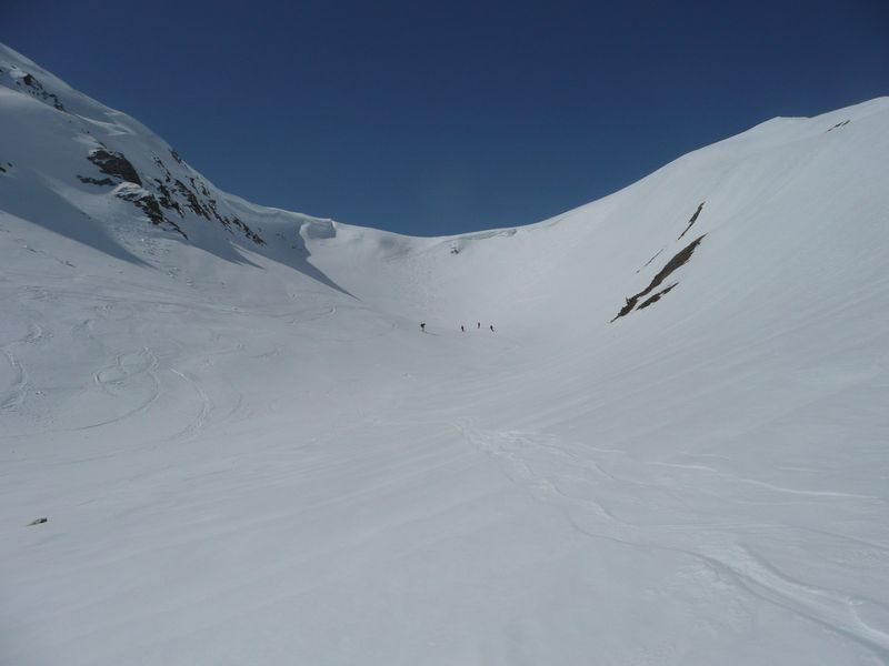 #12 Face nord-ouest : Début de la Valle Rossa Face nord-ouest : Début de la Valle Rossa