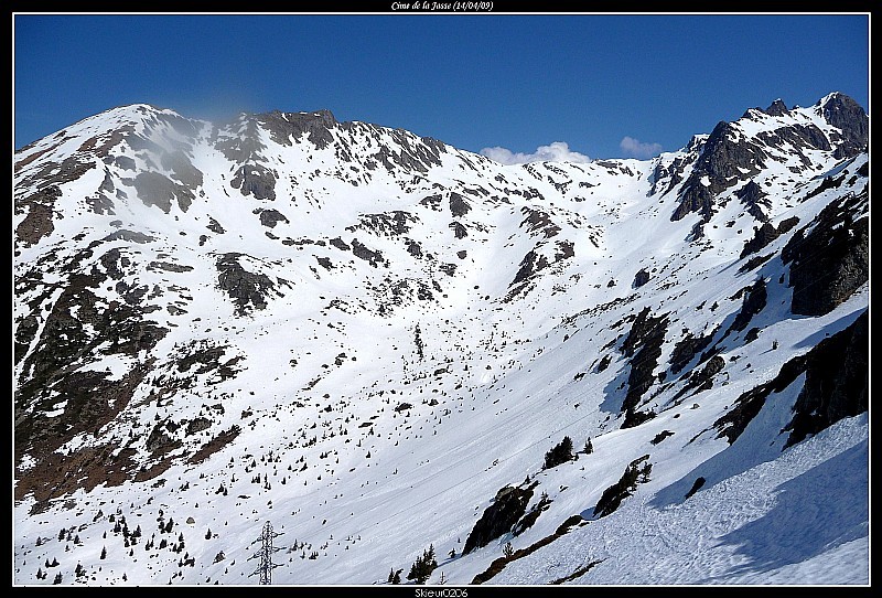 #5 Depuis le Pas de la Coche : Vue générale sur le Vallon avec la Cime de la Jasse et la Dent du Pra. Depuis le Pas de la Coche : Vue générale sur le Vallon avec la Cime de la Jasse et la Dent du Pra.