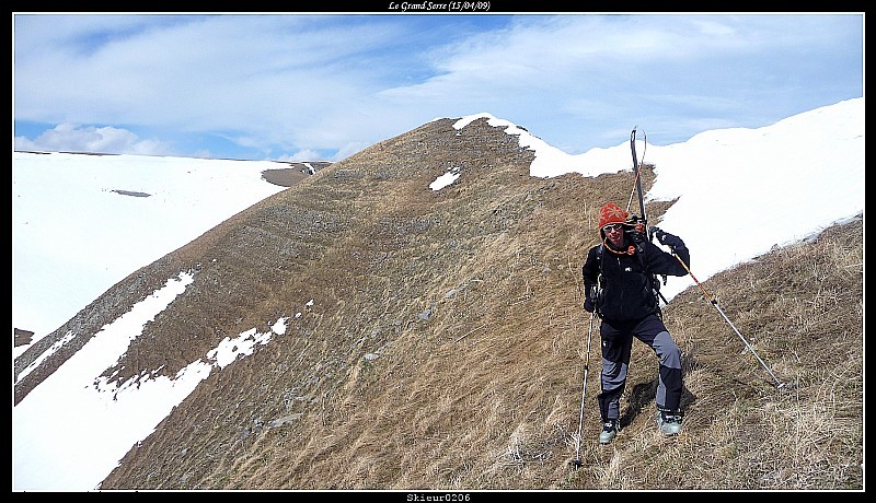 #6 Crête du Grand Serre : Sa souffle sur la crête du Grand Serre. Crête du Grand Serre : Sa souffle sur la crête du Grand Serre.