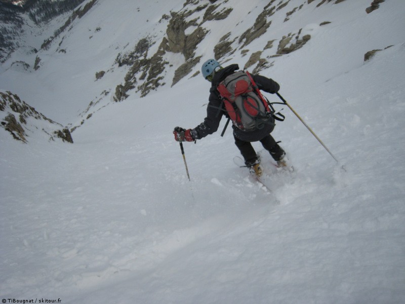 Encore un couloir en grosse poudre