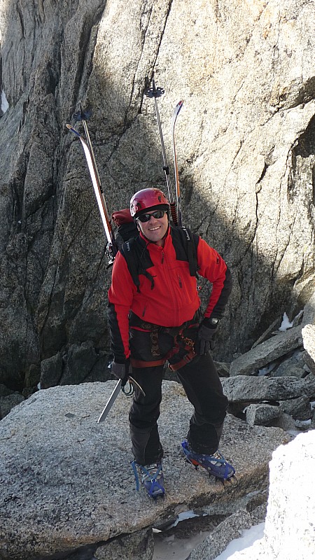 #9 Aiguille du Tour : Gégé tout content au col ! Aiguille du Tour : Gégé tout content au col !