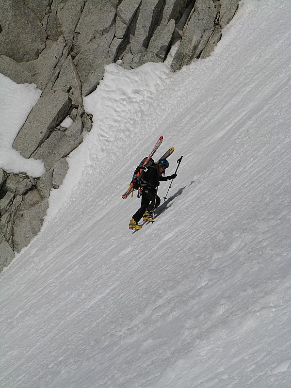 #4 Aiguille du Tour : Montée dans le couloir Aiguille du Tour : Montée dans le couloir