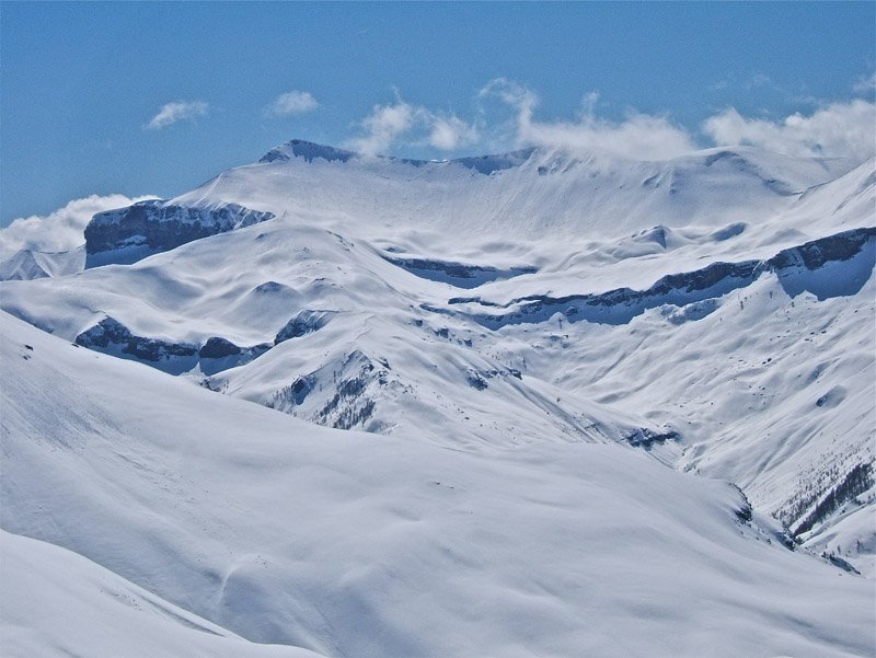 #6 Chavalet : Qui n Chavalet : Qui n'a pas eu cette belle vue d'Auron sur le Mounier?