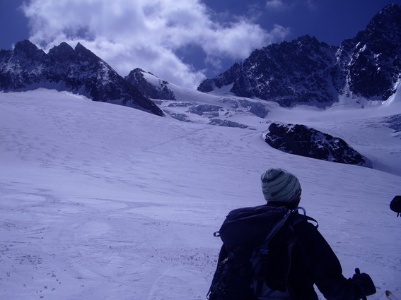 Glacier : Belle neige et jolies filles sur Gébroulaz