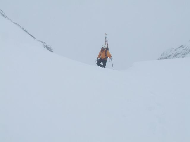 #2 Alphonse Favre, Couloir NW : On sort du couloir, plus que quelques metres et c Alphonse Favre, Couloir NW : On sort du couloir, plus que quelques metres et c'est le sommet