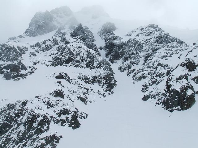 #5 Alphonse Favre, Couloir NW : Le couloir aujourd Alphonse Favre, Couloir NW : Le couloir aujourd'hui