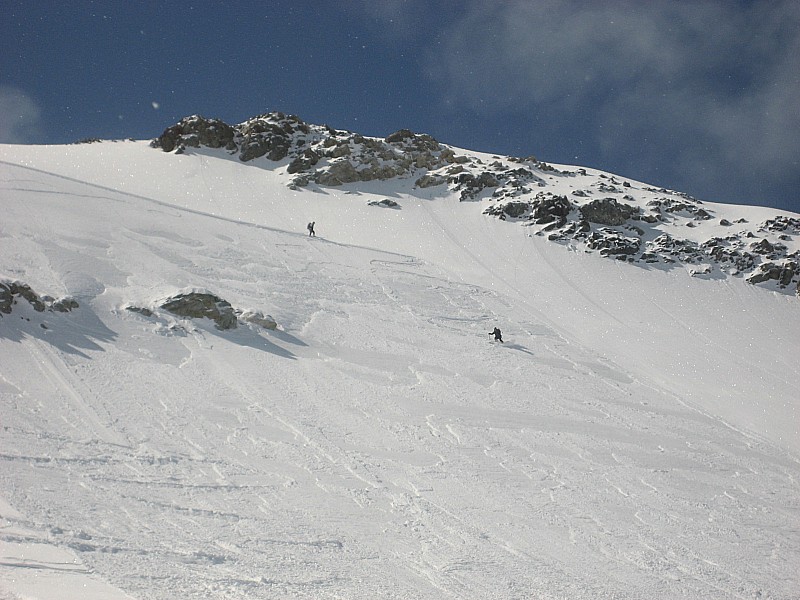 #4 Mont Tondu : Une face bien purgée après notre passage Mont Tondu : Une face bien purgée après notre passage