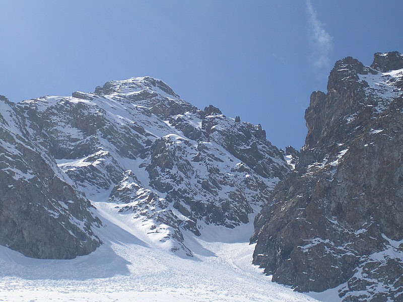 #8 Pic Couttet : bas du couloir N Pic Couttet : bas du couloir N