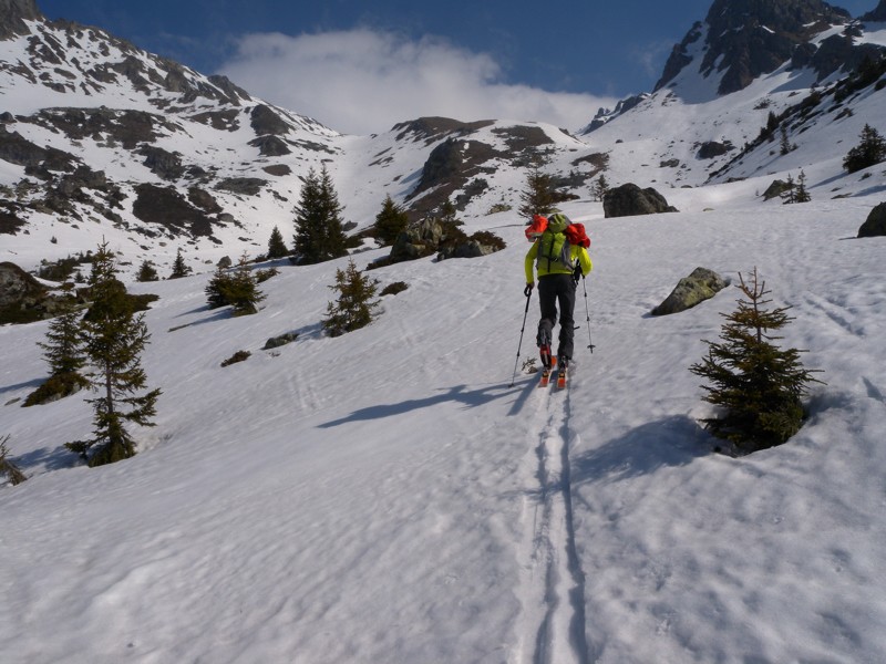 #4 Vallon des Venetier : Aperçu de l Vallon des Venetier : Aperçu de l'enneigement dans ce vallon.