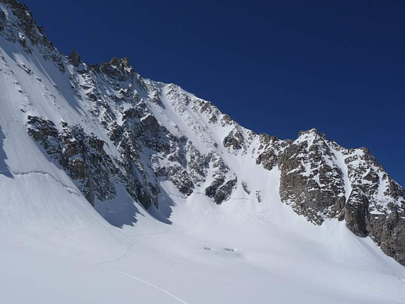 #8 Aig. d Aig. d'Argentière : Le couloir Barbey ce jour