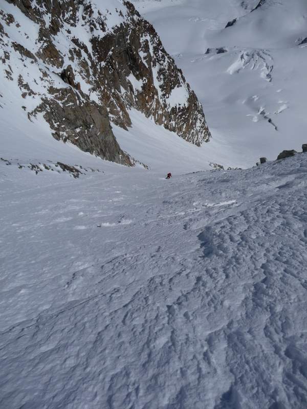 #7 Aig. d Aig. d'Argentière : Dans le couloir Barbey