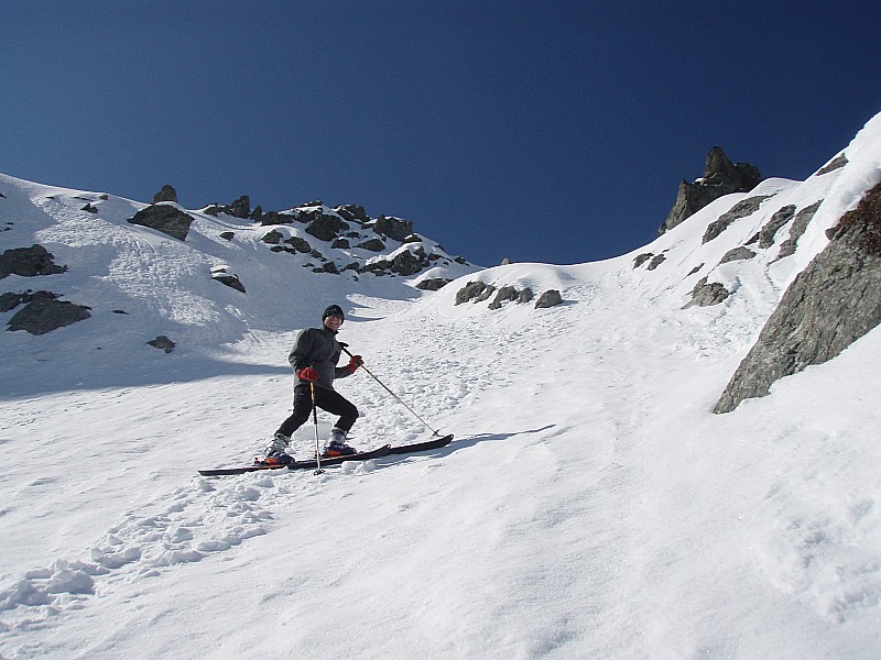 #2 le couloir : Tout léger Berny pour la descente du couloir le couloir : Tout léger Berny pour la descente du couloir