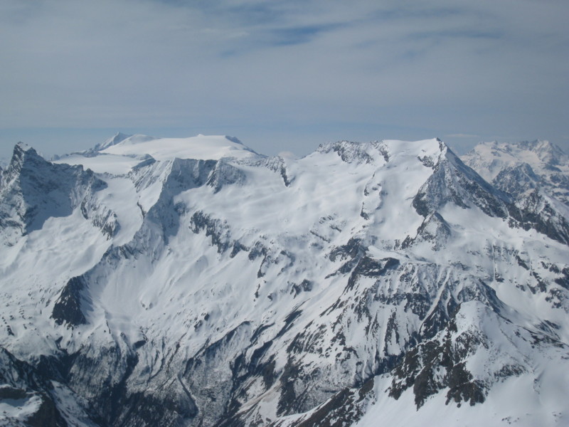 Vanoise : Gd Bec, Volnets, Glière et les Dômes de la Vanoise en arrière plan