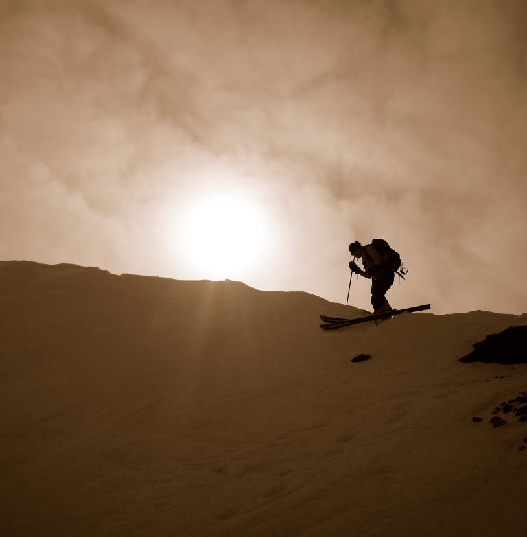 #7 Mont Gioberney : Descente sous le sommet. Mont Gioberney : Descente sous le sommet.