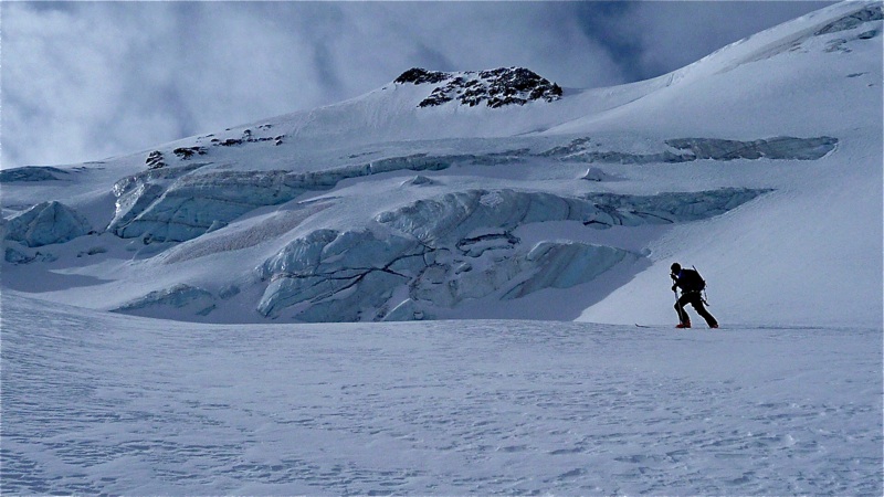 #7 Le sommet depuis le glacier Le sommet depuis le glacier