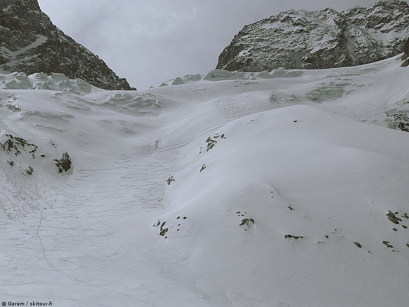 #6 Itinéraire : Le bas de l Itinéraire : Le bas de l'itinéraire sur le glacier
