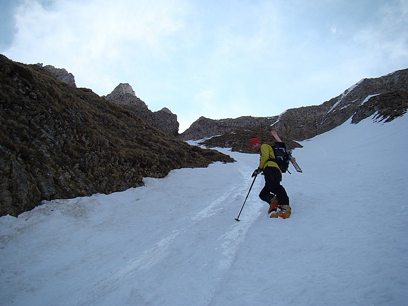 #1 Col du Midi : Arrivée sous la muraille Col du Midi : Arrivée sous la muraille