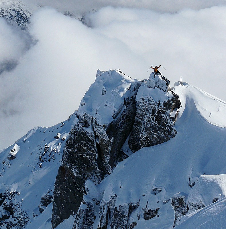 #6 Sommet : Un petit tour sur l Sommet : Un petit tour sur l'arête juste pour la photo...