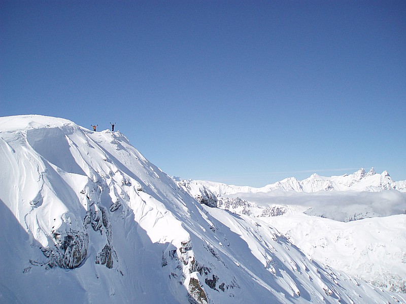#5 Sommet : Les couloirs Est ont l Sommet : Les couloirs Est ont l'air bien sympa aussi.
