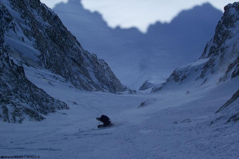 Descente : Un peu plus bas sur le billard