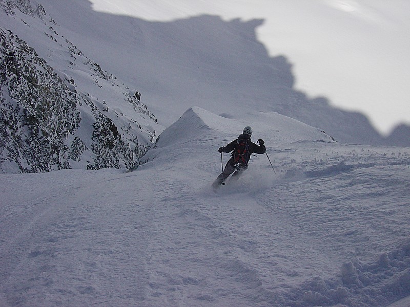 juste avant la goulotte : des conditions toujours aussi parfaites !