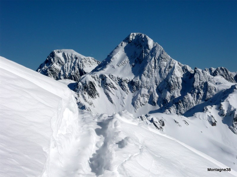 Le rocher d'arguille : Un bon enneigement ...