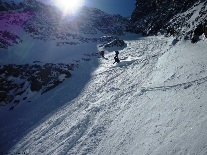#15 Grande Aiguille de la Bérarde : Marion a l Grande Aiguille de la Bérarde : Marion a l'action.