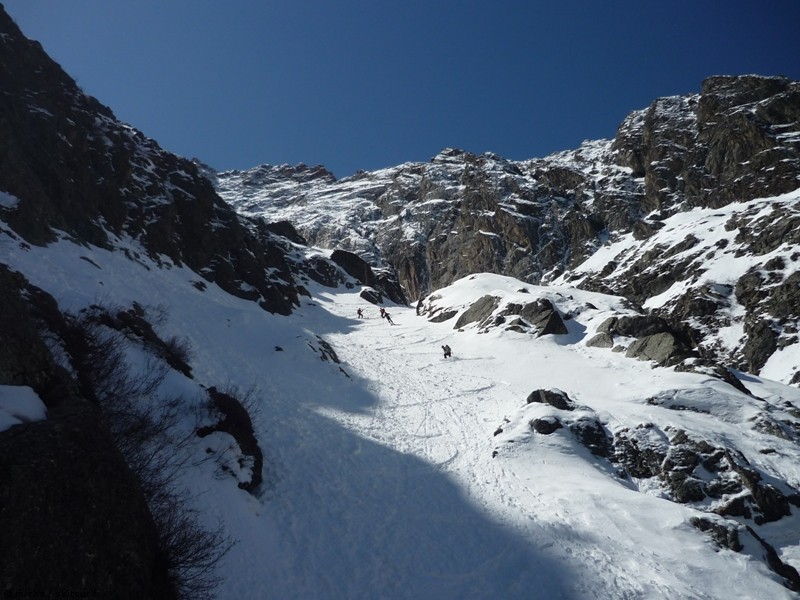 #9 Grande Aiguille de la Bérarde : Les vires . Grande Aiguille de la Bérarde : Les vires .