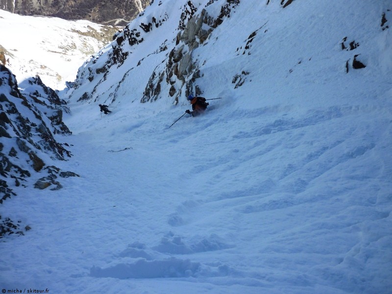#4 Grande Aiguille de la Bérarde : Descente. Grande Aiguille de la Bérarde : Descente.