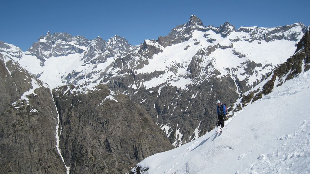 #28 Grande Aiguille de la Berarde : Tomtom est pret à en decoudre... Grande Aiguille de la Berarde : Tomtom est pret à en decoudre...
