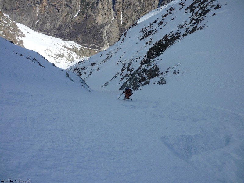 #6 Grande Aiguille de la Bérarde : La neige est bonne. Grande Aiguille de la Bérarde : La neige est bonne.