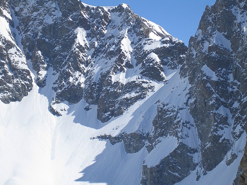 #7 Flambeau des Ecrins : col des Ecrins : tracé Flambeau des Ecrins : col des Ecrins : tracé