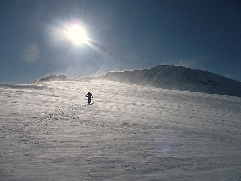 #5 sur la Crête de Brouffier : pas de doute c sur la Crête de Brouffier : pas de doute c'est bien le blizzard.