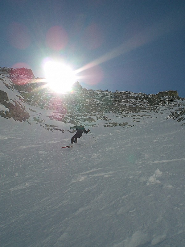 #3 Partie haute : Neige plutôt agréable à skier Partie haute : Neige plutôt agréable à skier