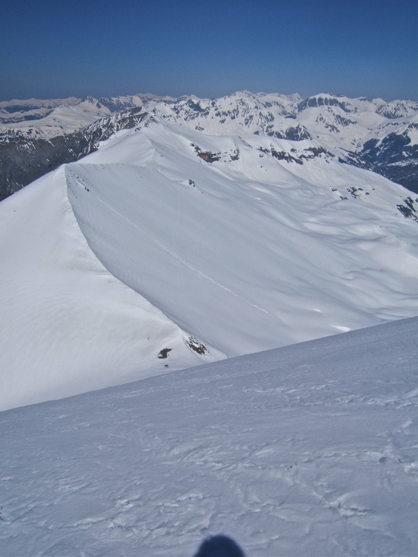 #10 Nègre et Mounier : Le col de Crousette et tout le trajet que je viens de faire. Nègre et Mounier : Le col de Crousette et tout le trajet que je viens de faire.