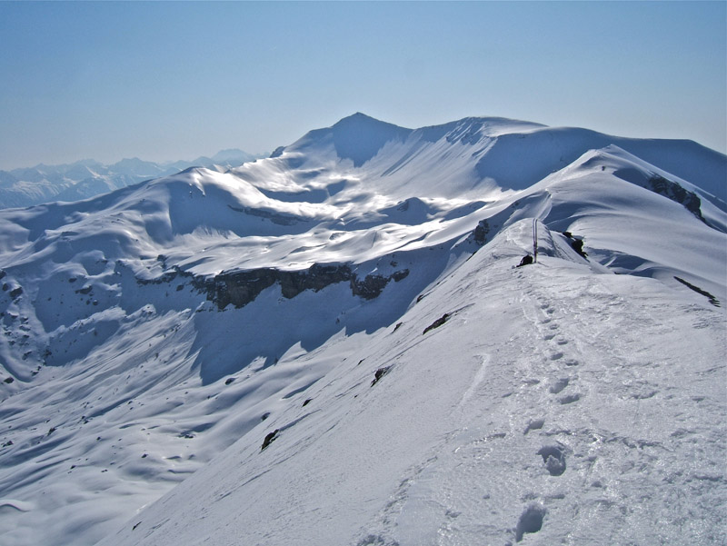 #5 Nègre et Mounier : Très belle vue sur le Mounier, de la cime Nègre. Nègre et Mounier : Très belle vue sur le Mounier, de la cime Nègre.