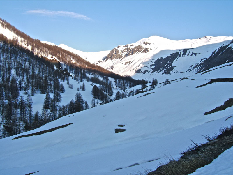 #1 Bonette : On chausse un peu après la dernière maison de Bousièyas. Bonette : On chausse un peu après la dernière maison de Bousièyas.