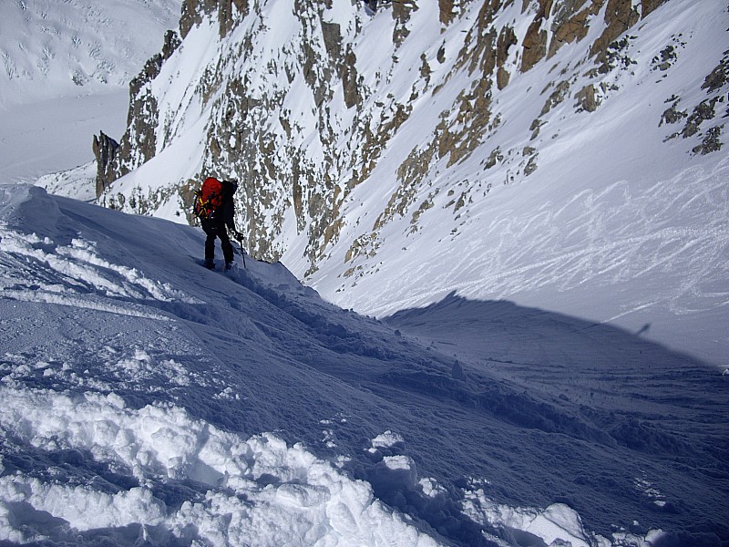 #9 poudre ? : poudreuse de 3900m à 3875m, apres que de la glace !! poudre ? : poudreuse de 3900m à 3875m, apres que de la glace !!