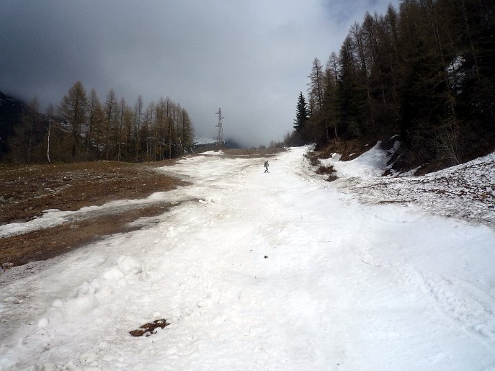 #7 Piste rouge : j Piste rouge : j'y vais mais j'ai peur !!!! Et en prime ça descend pratiquement jusqu'à Argentière.