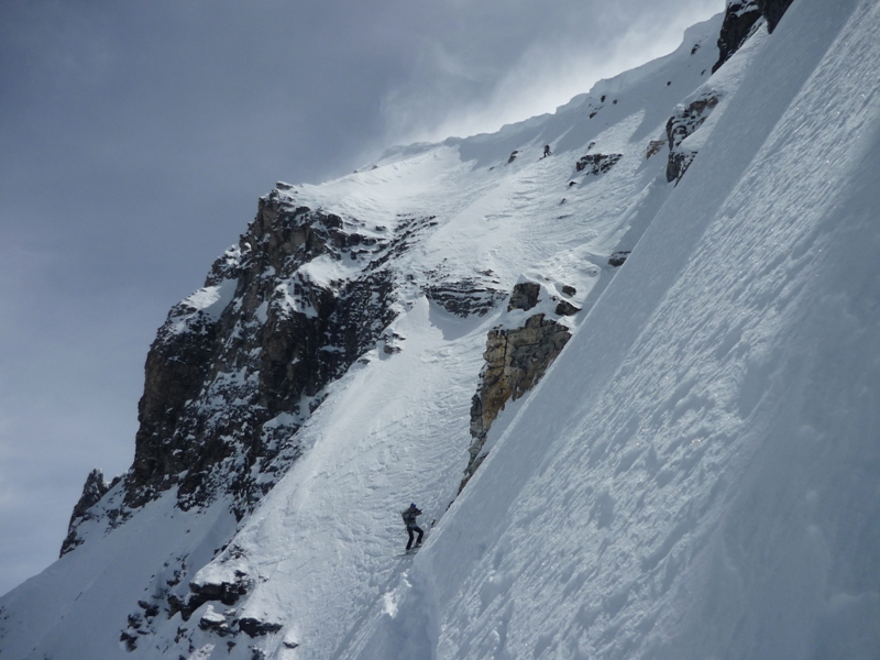 #27 Grande Casse : Marion et raketsnow au depart. Grande Casse : Marion et raketsnow au depart.