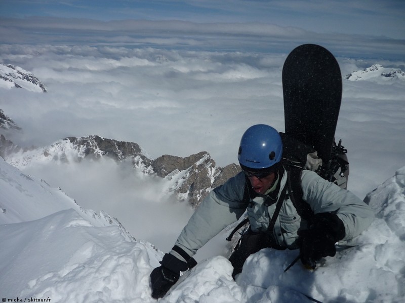 #11 Grande Casse : Raketsnow qui sort de la face. Grande Casse : Raketsnow qui sort de la face.