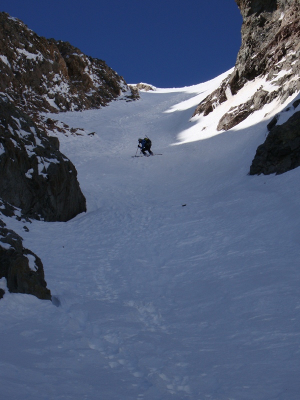 #7 Combeunot E couloir NNE : Le taux d Combeunot E couloir NNE : Le taux d'adrenaline est monté