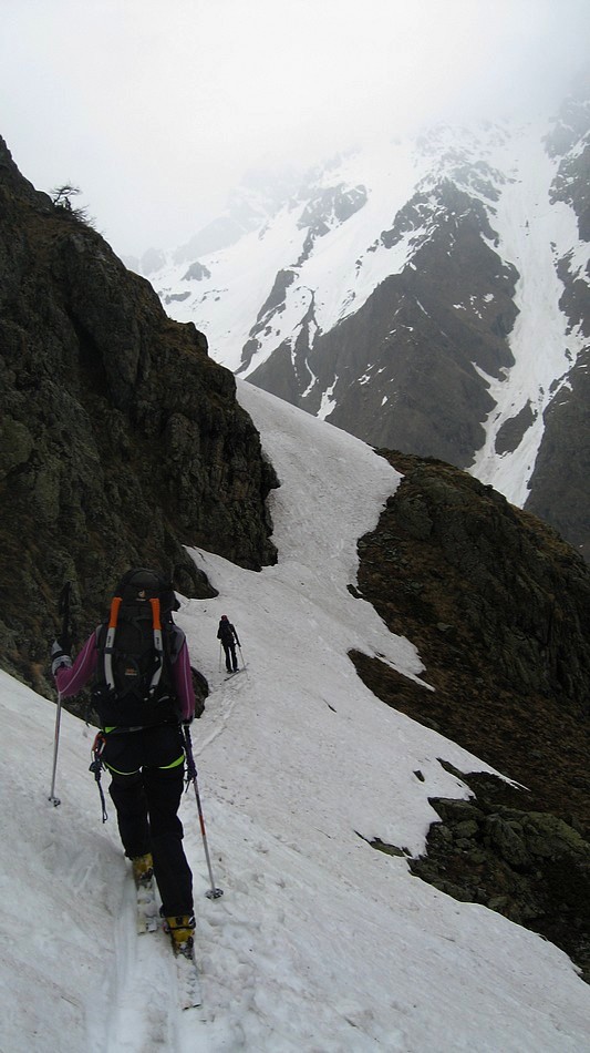 #30 La vire de sortie : pour rejoindre le Pré La vire de sortie : pour rejoindre le Pré