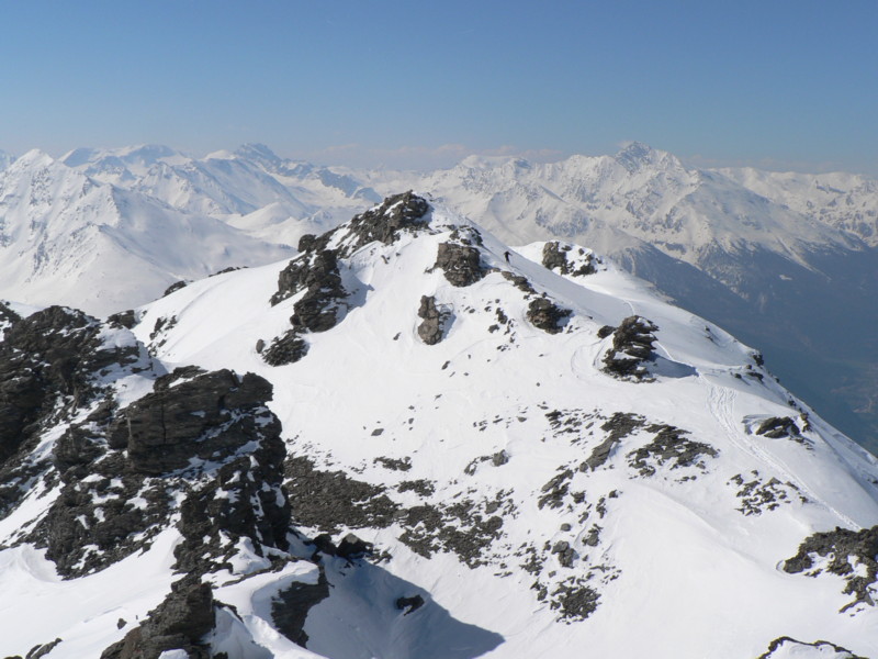 #3 la crête de la Turra : certains montaient par la crête. Ils n la crête de la Turra : certains montaient par la crête. Ils n'auront pas eu le plaisir de la poudre!