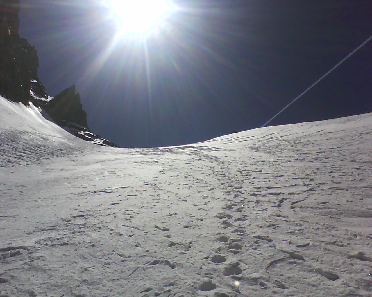 #2 HAUT DU GLACIER : l HAUT DU GLACIER : l'arrivée au sommet, partie la mois raide